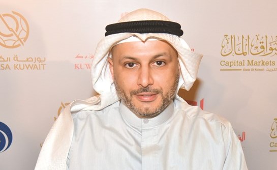  محمد العصيمي خلال مؤتمر البورصة﻿
