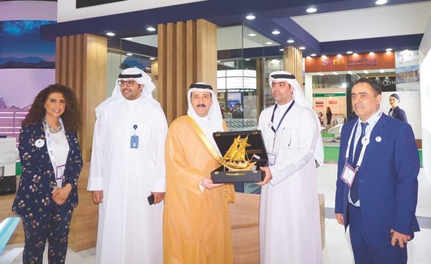 القنصل الكويتي في دبي ذياب الرشيدي يفتتح جناح الكويتية في معرض سوق السفر العربي 2019(كونا)﻿