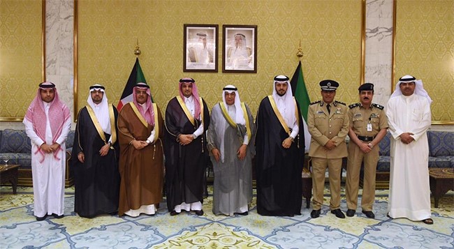 الجراح استقبل وفد من جامعة الأمير نايف العربية للعلوم الامنية بالمملكة العربية السعودية الشقيقة برئاسة رئيس الجامعة