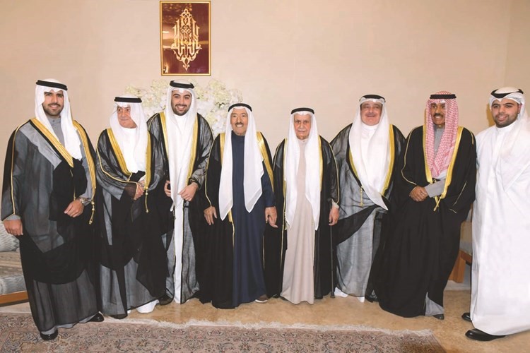 صاحب السمو الأمير الشيخ صباح الأحمد وسمو ولي العهد الشيخ نواف الأحمد والشيخ فهد ناصر صباح الأحمد يباركون﻿