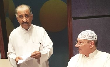محمد جابر واحمد السلمان في الاستديو﻿
