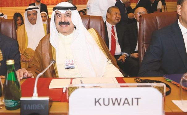 خالد الجارالله مترئسا وفد الكويت في الاجتماع ﻿