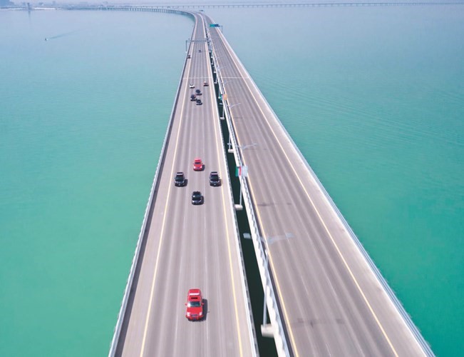 جسر الشيخ جابر الأحمد نافذة الكويت نحو تحقيق رؤية 2035﻿