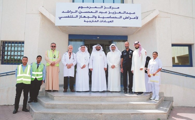 إخلاء وهمي بمركز الراشد للحساسية