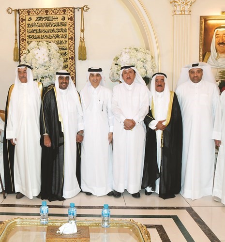 عبدالعزيز بن سرور من قطر وعدد من المهنئين﻿