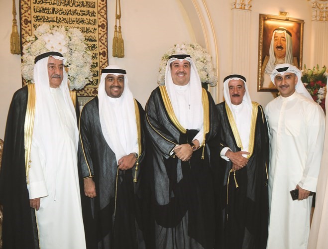 الشيخ مشعل الجابر يقدم التهاني﻿