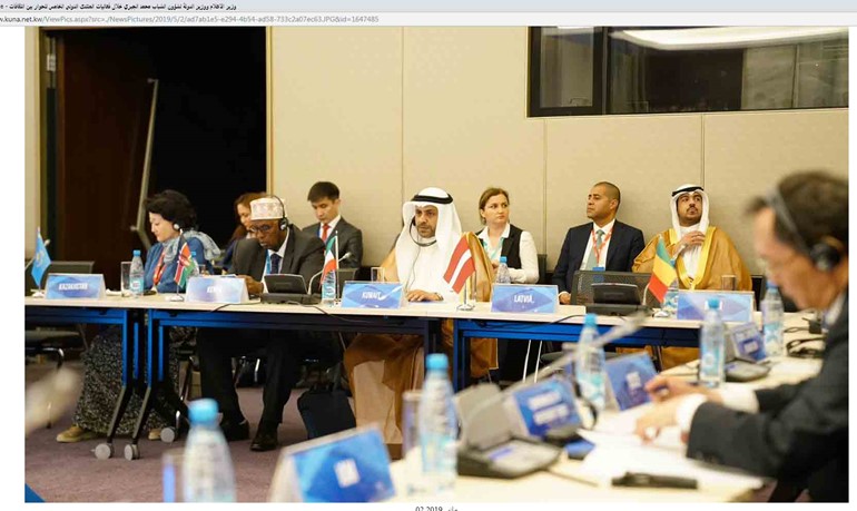   وزير الاعلام ووزير الدولة لشؤون الشباب محمد الجبري خلال فعاليات المنتدى الدولي الخامس للحوار بين الثقافات
