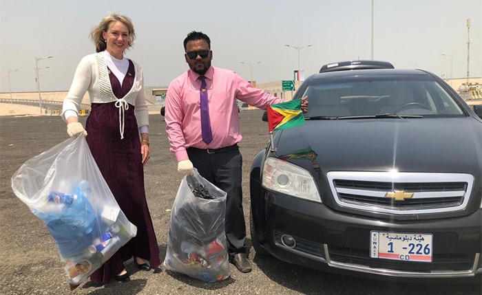 سفير غايانا لـ «الأنباء»: نحب الكويت وحريصون على أن نراها نظيفة