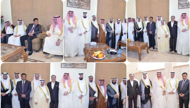 مستشار صاحب السمو محمد شرار يولم على شرف عدد من شيوخ ووجهاء قبائل الكويت وعشائر العراق