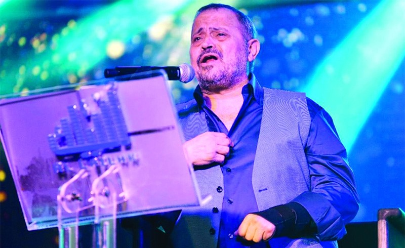 الفنان القدير جورج وسوف في الحفل﻿