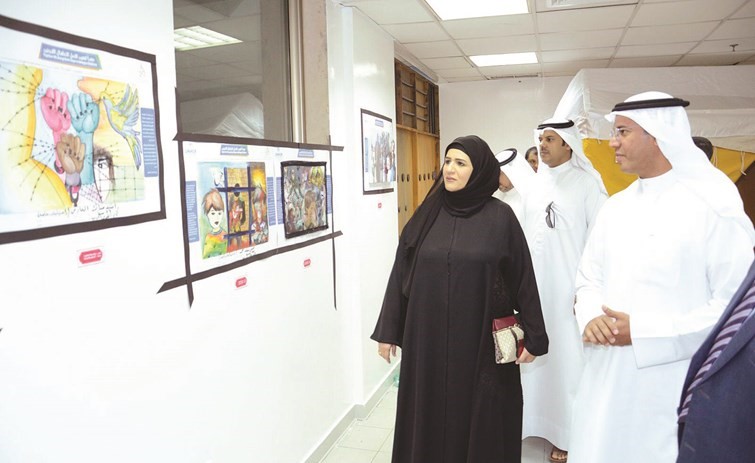 «المعرفة النموذجية» نظمت معرضاً فنياً للأطفال اللاجئين