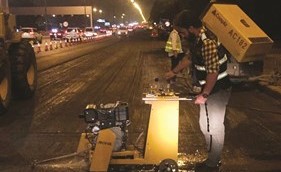 متابعة عملية لمعايير الرصف في طريق الملك فيصل﻿