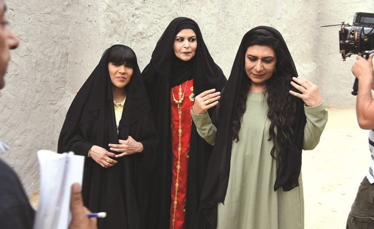 ومع عبير الجندي وغدير السبتي في المسلسل﻿