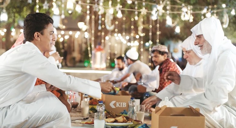 جانب آخر من إعلان KIB التلفزيوني انشر أمل﻿