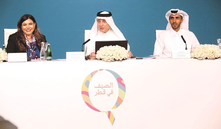 الباكر خلال المؤتمر الصحافي﻿