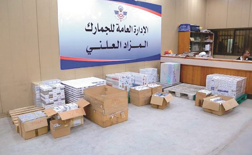 جانب من البضائع المبيعة في مزاد الجمارك﻿