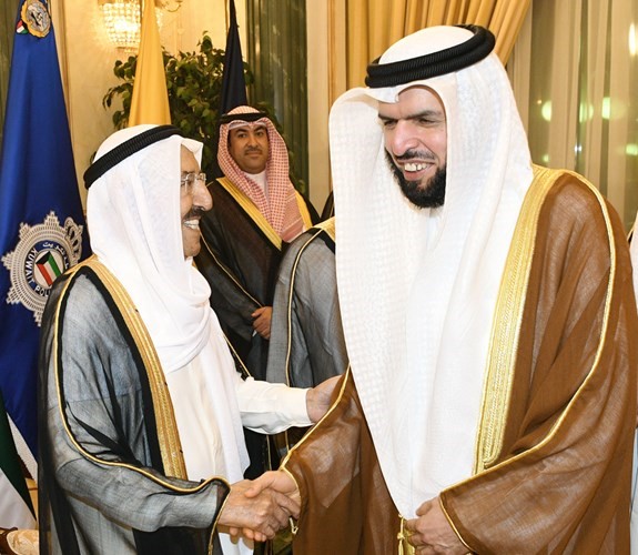 د.عادل الدمخي مباركا لصاحب السمو﻿