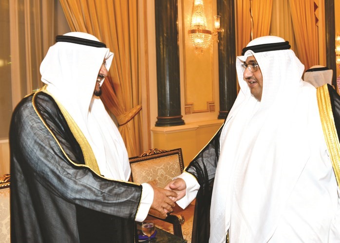 34 الشيخ أحمد العبدالله والشيخ فهد جابر المبارك﻿
