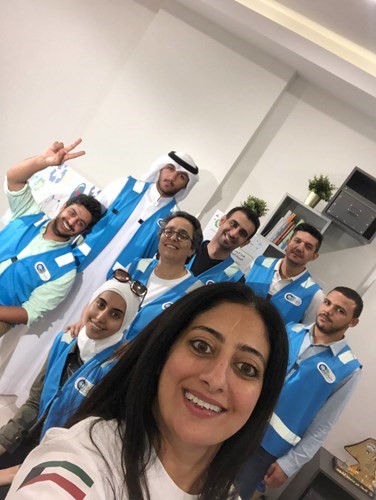 متطوعو فريق أمنية البيئي﻿