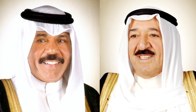 سمو أمير البلاد وسمو ولي العهد وآل صباح يستقبلون المهنئين بشهر رمضان المبارك