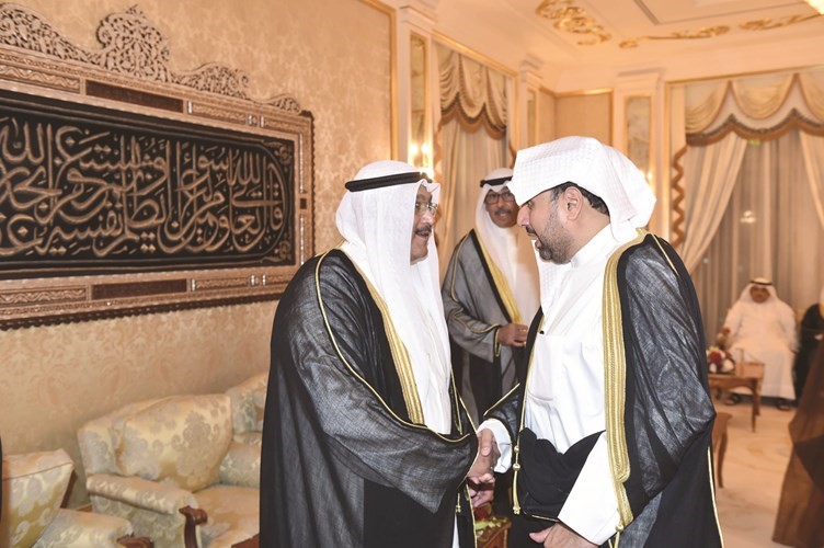 الشيخ حمد جابر العلي مهنئا ﻿