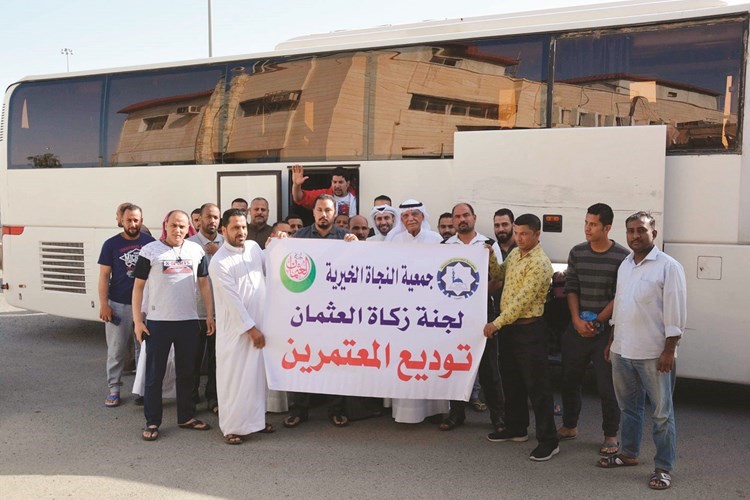 عدد من المشاركين في الرحلة﻿