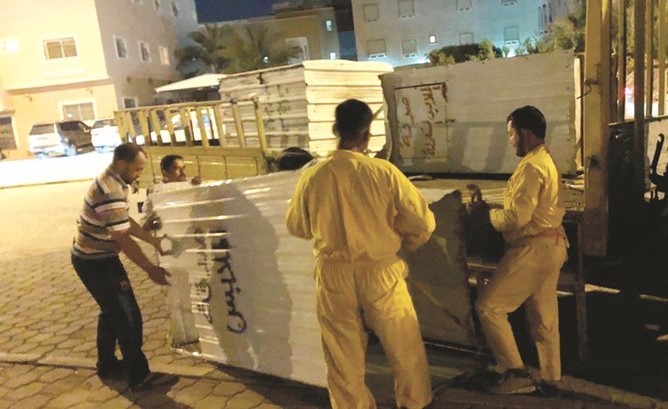 رفع صناديق التبرعات المخالفة ﻿