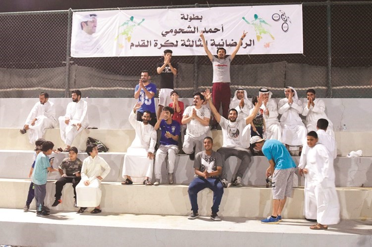 جماهير حضرت للاستمتاع بمنافسات الدورة	( أحمد علي)﻿