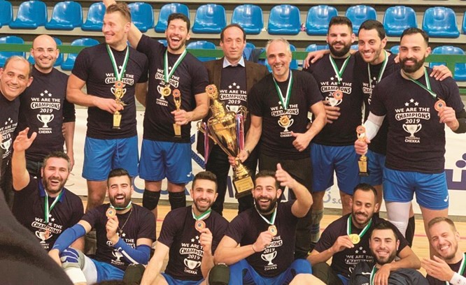 فريق سبيدبول شكا بطل لبنان في الكرة الطائرة في المواسم الثلاثة الاخيرة﻿