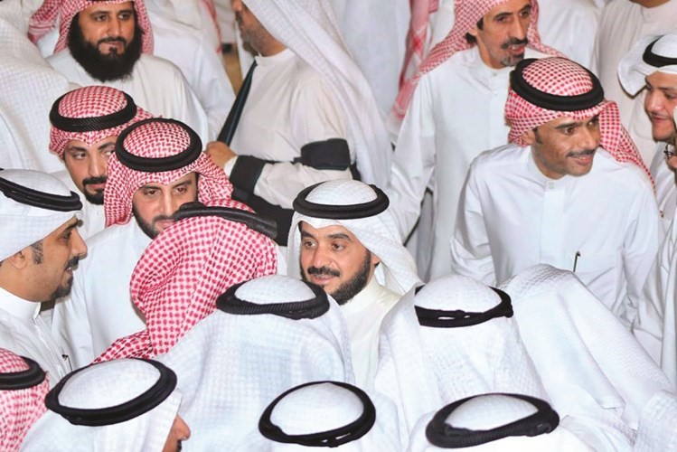 الحويلة مستقبلا المباركين﻿