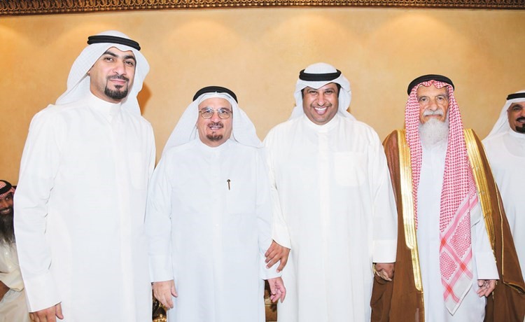 الحميدي السبيعي مستقبلا الحضور ﻿