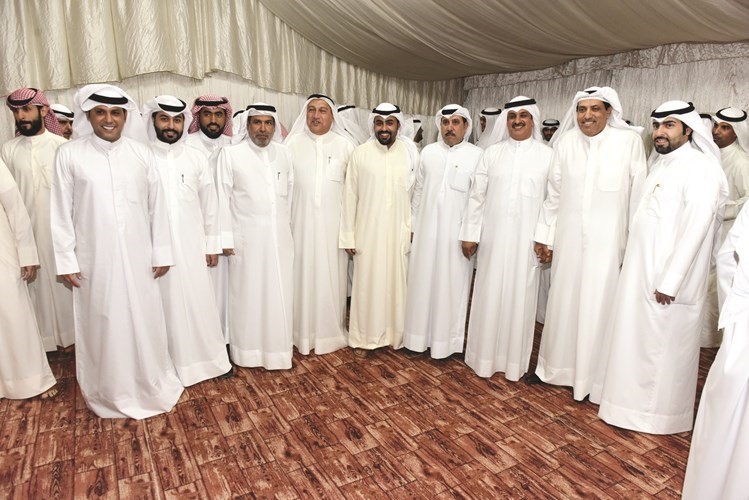 أبناء الدائرة في حفل عبدالله فهاد﻿