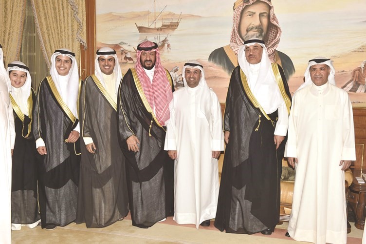 الشيخ صباح الخالد ود.نايف الحجر ف يهنئان ﻿