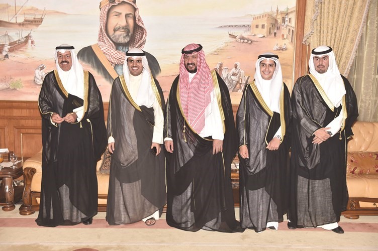 الشيخ أحمد النواف مهنئا﻿