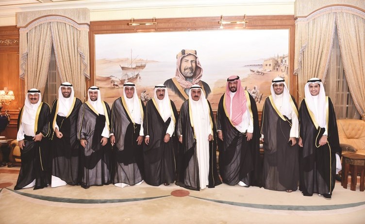 الشيخ فيصل السعود والشيخ مبارك الفيصل يهنئان   (متين غوزال)﻿