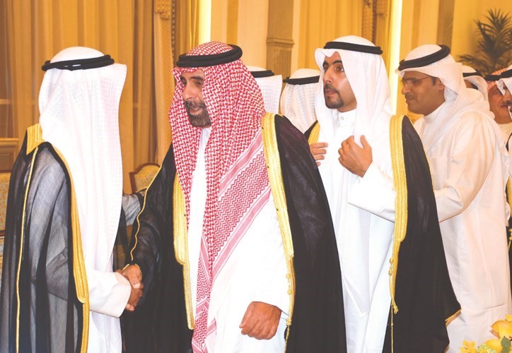 الشيخ أحمد صباح السالم مهنئا ﻿