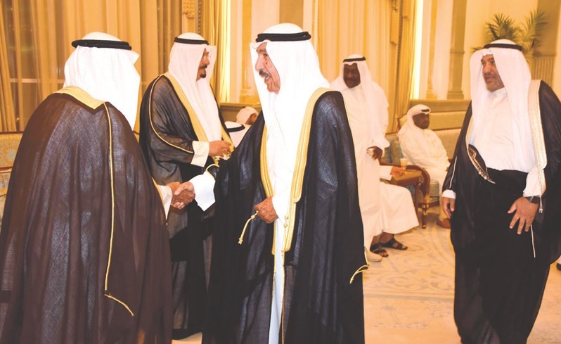 الشيخ جابر العبدالله مهنئا ﻿