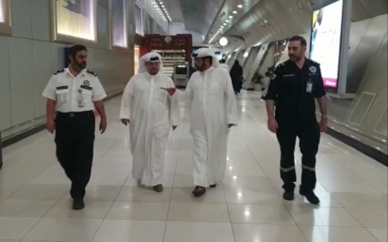 الوكيل الرفاعي والجلاهمة يتفقدان الخدمات الصحية بالمطار
