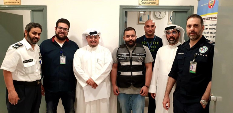 الوكيل الرفاعي والجلاهمة يتفقدان الخدمات الصحية بالمطار