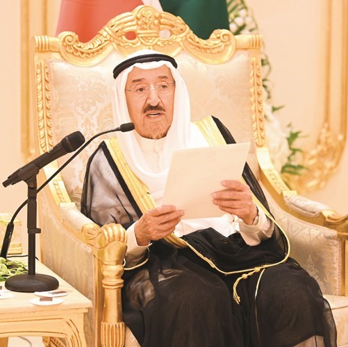صاحب السمو يلقي كلمته ﻿