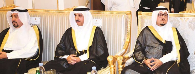 الشيخ فهد جابر العلي والشيخ حمد المالك ﻿