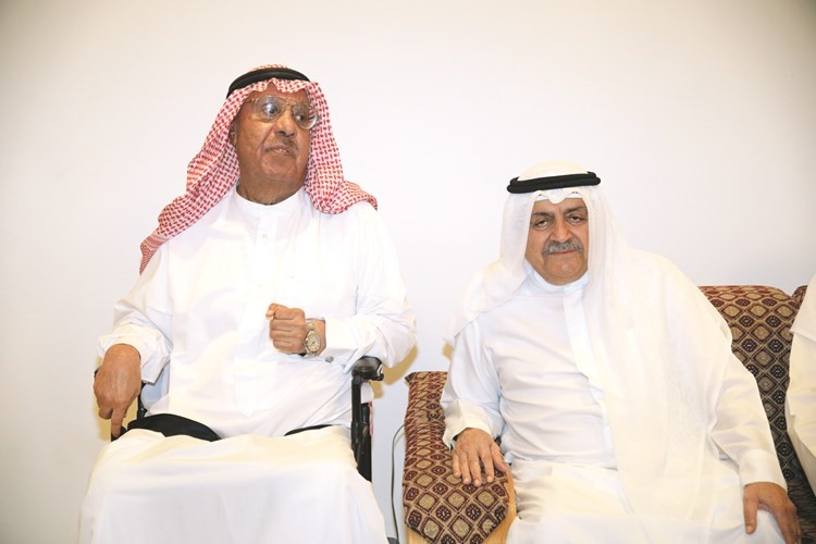 ضرار الغانم والشيخ جابر الخالد﻿