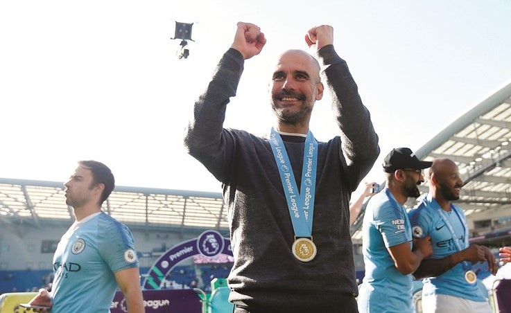 غوارديولا أفضل مدرب في «البريمييرليغ»