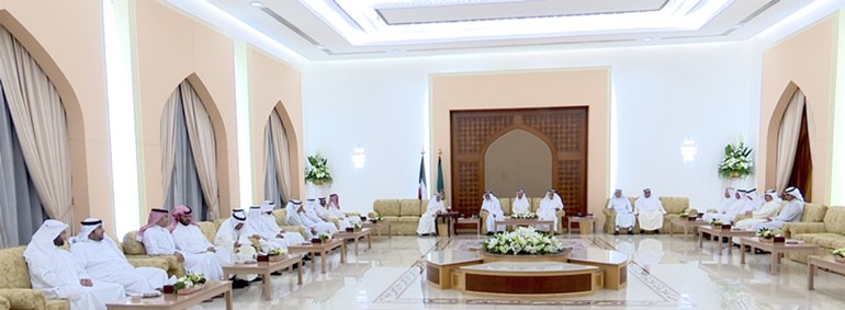 سمو الأمير يستقبل رئيس وأعضاء المجلس الأعلى للقضاء