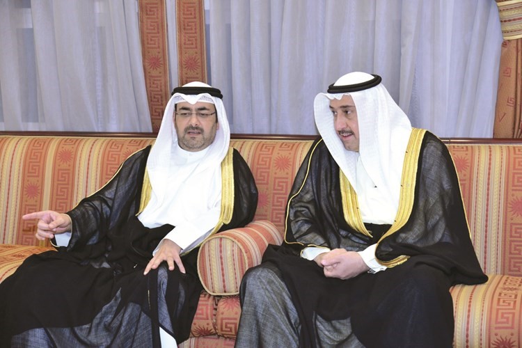 الشيخ عبدالله سالم العلي مهنئا﻿