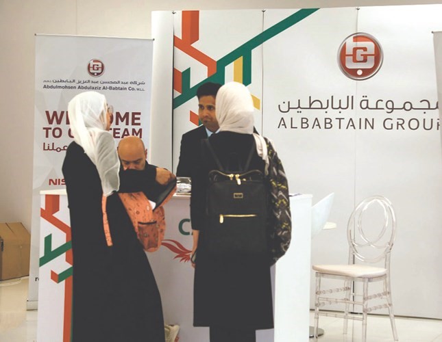 48 شركة رائدة شاركت في معرض التوظيف السادس في AUM