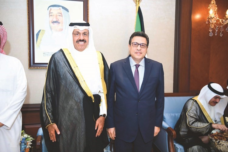 السفير المصري مهنئا﻿