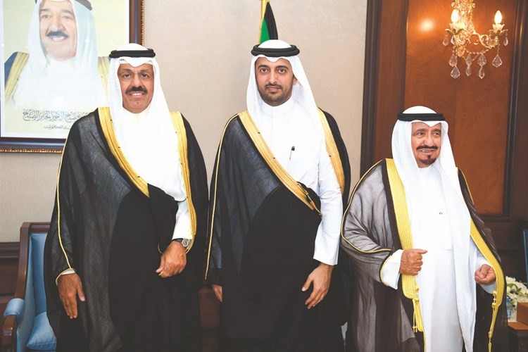 أحمد النواف استقبل المهنئين بشهر رمضان