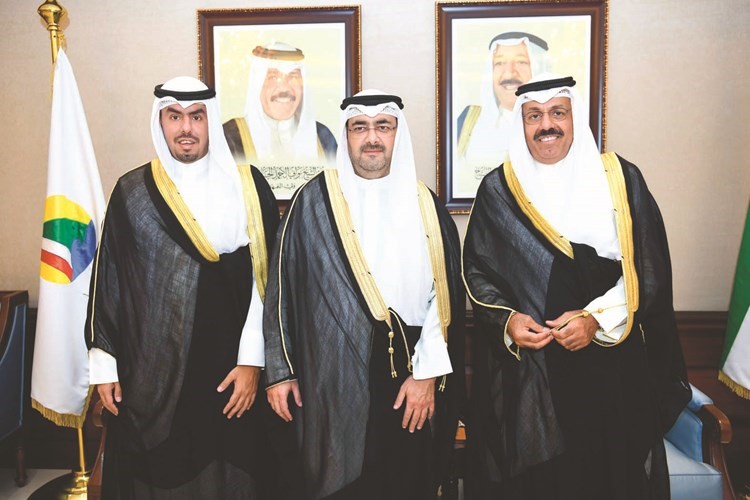 أحمد النواف استقبل المهنئين بشهر رمضان