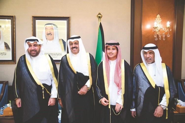 الشيخ حمد جابر العلي مهنئا﻿